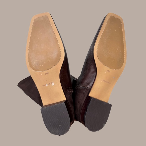 LEATHER Vince Camuto 'Librina" Wide Calf Knee High Boot 9.5 - Picture 3 of 4